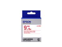 Epson LabelWorks LK-3WRN - Rot auf Weiß - Rolle (0,9 cm x 9 m)