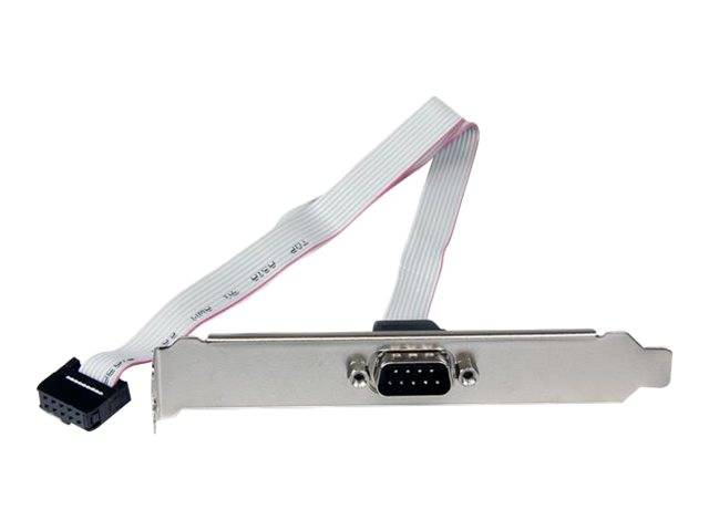 StarTech.com DB9 Slotblech Seriell Motherboard Header mit 9pol Stecker an 10-pin Buchse - Motherboard Header (Buchse)