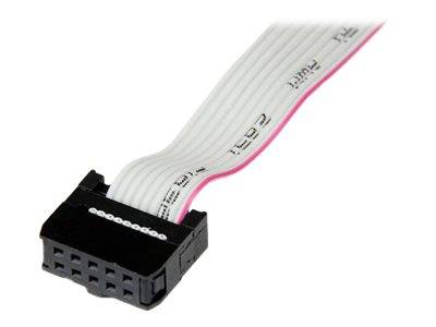 StarTech.com DB9 Slotblech Seriell Motherboard Header mit 9pol Stecker an 10-pin Buchse - Motherboard Header (Buchse)