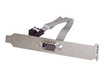 StarTech.com DB9 Slotblech Seriell Motherboard Header mit 9pol Stecker an 10-pin Buchse - Motherboard Header (Buchse)