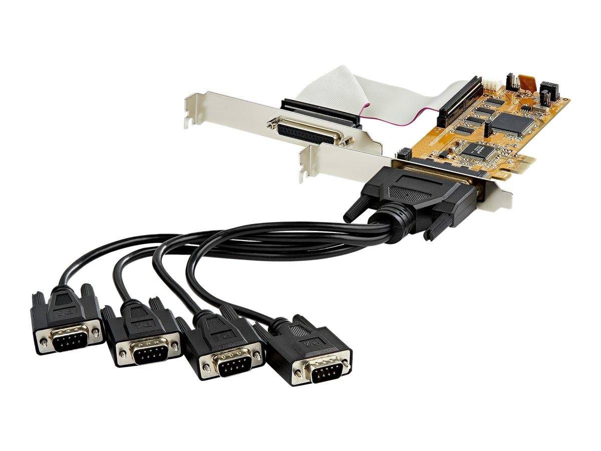 StarTech.com PEX8S1050LP PCI Express Schnittstellenkarte (8 Ports, RS232, PCIe, low profile, 16550 UART, DB9 Serial Car