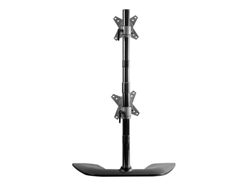 StarTech.com Monitorhalterung für zwei vertikal gestapelte Monitore - Ergonomischer Monitorarm für zwei VESA Monitore -