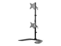 StarTech.com Monitorhalterung für zwei vertikal gestapelte Monitore - Ergonomischer Monitorarm für zwei VESA Monitore -