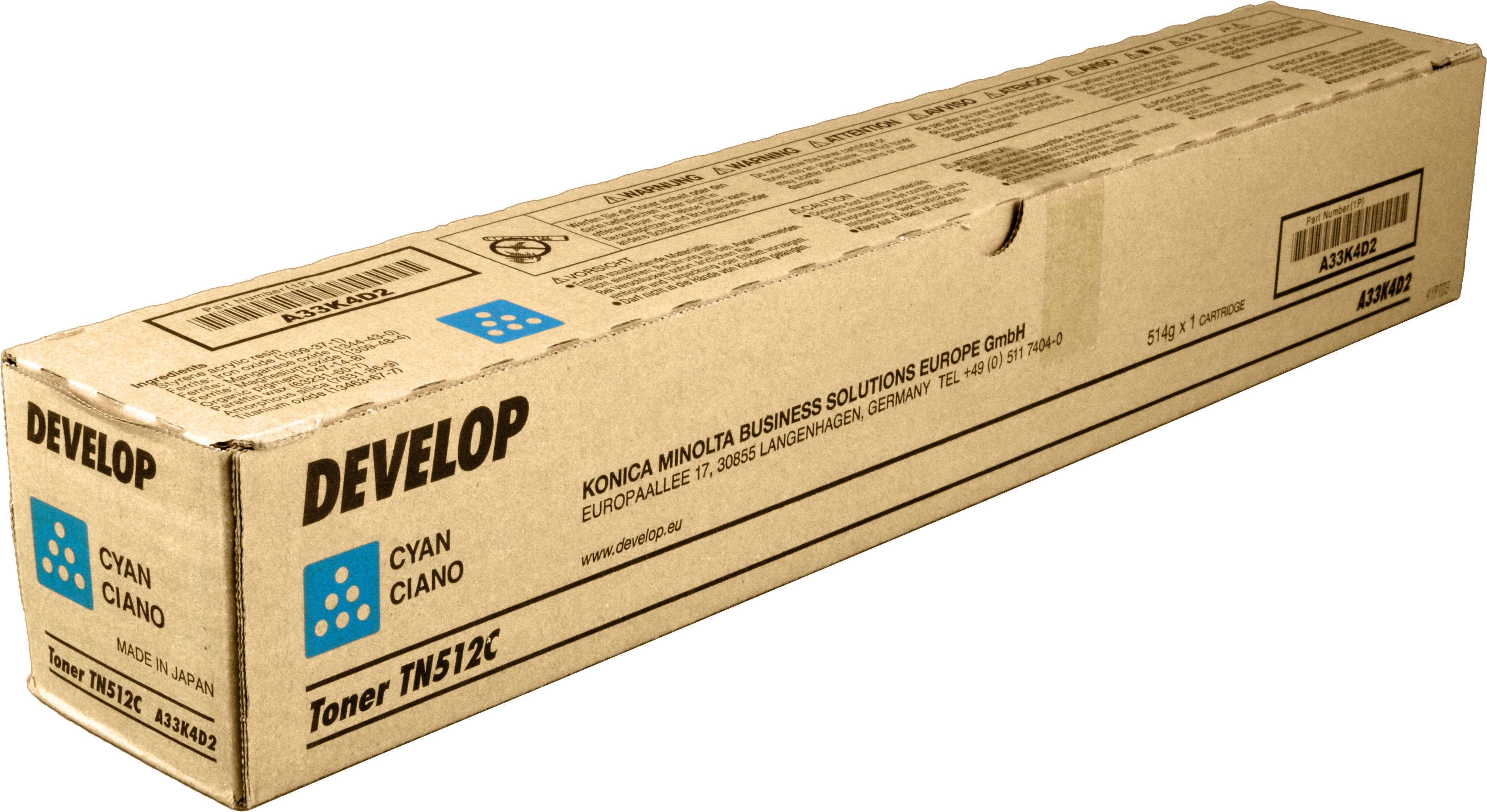 Develop Toner TN-512C A33K4D2 cyan