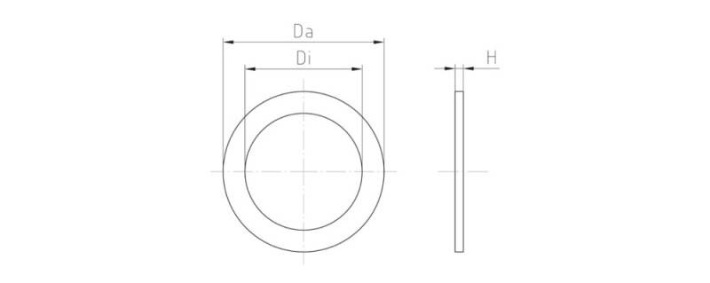 50 Stk. Jacob Dichtungsring M25 FD-M25