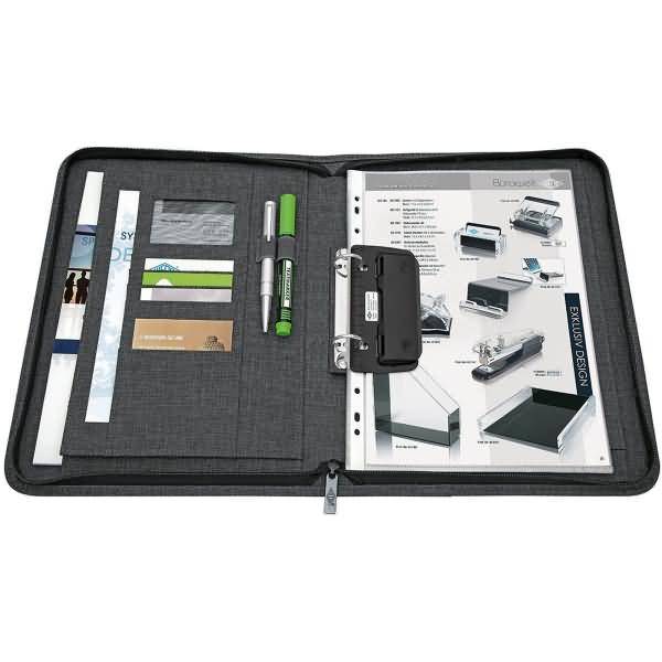 Ringbuchmappe College A4 Polyester 2 Ringe schwarz