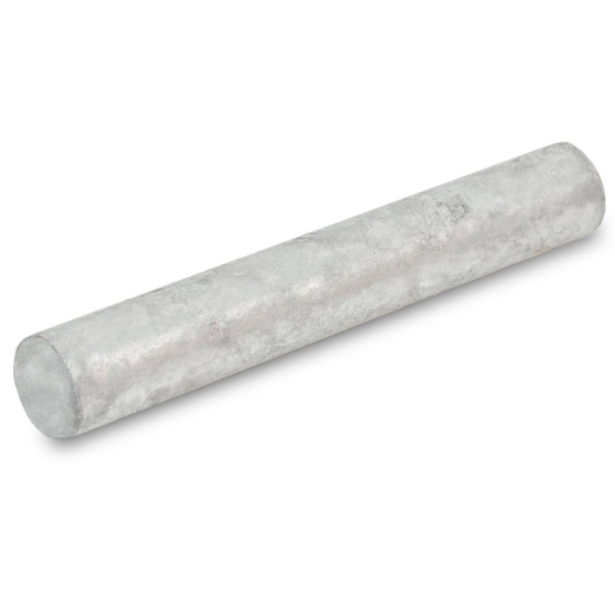 Einschlagwerkzeug 20cm x Ø30 mm Einschlaghilfe für Bodenhülse aus Eisen | feuerverzinkt | Silber