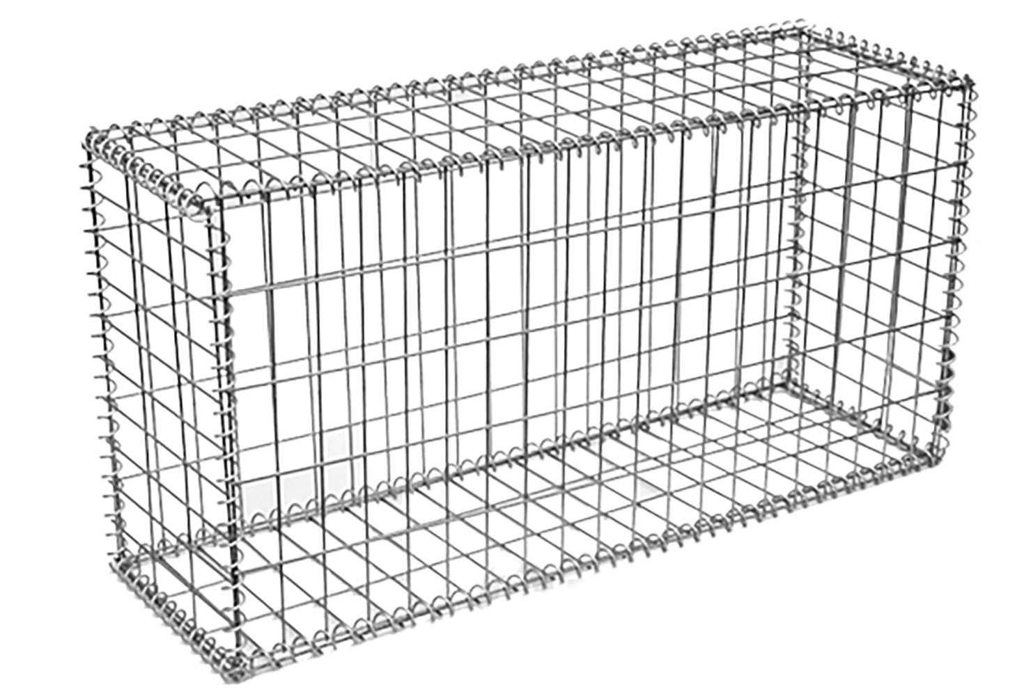 Gabione 100x50x30 Steingabione MW 5x10 Sprial Gitterkorb Steinkorb Drahtkorb