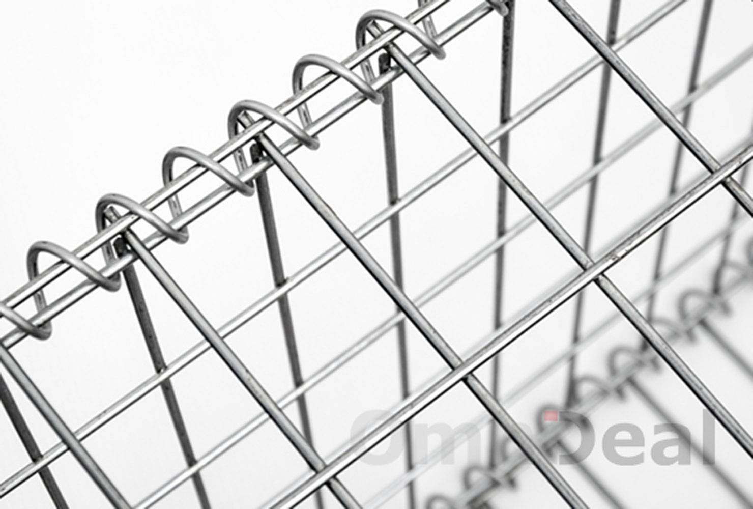 Gabione 100x80x30 Steingabione MW 5x10 Spiral Gitterkorb Steinkorb Drahtkorb