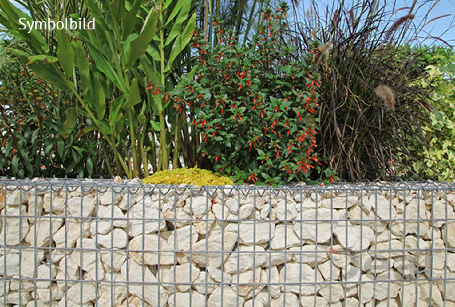 Gabione 100x80x30 Steingabione MW 5x10 Spiral Gitterkorb Steinkorb Drahtkorb