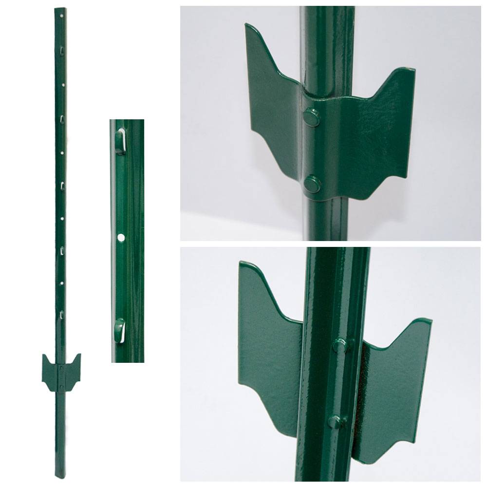 Zaunpfahl 105cm Zaunpfosten Pfahl Pfosten für Maschendraht-Zaun