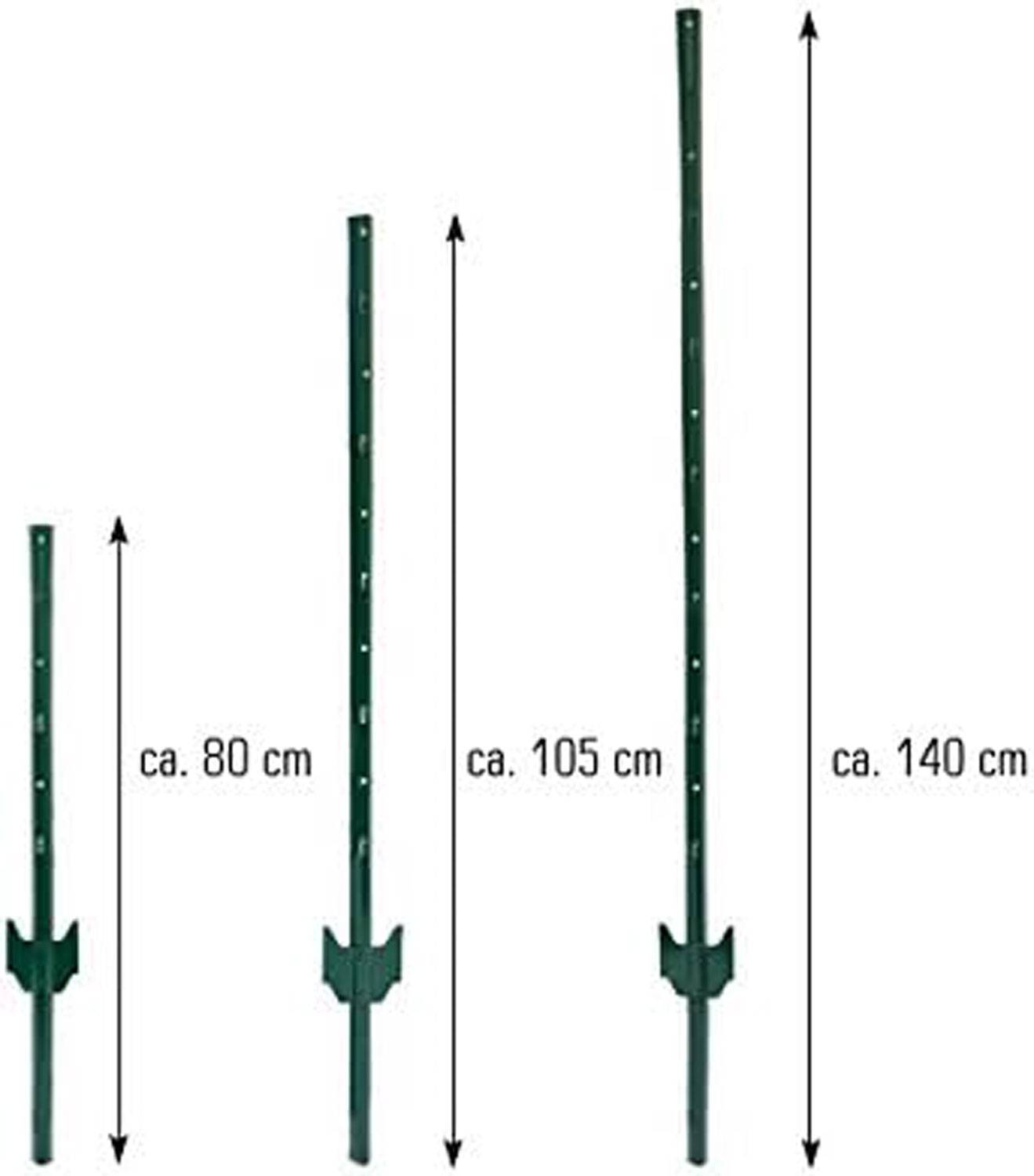 Zaunpfahl 105cm Zaunpfosten Pfahl Pfosten für Maschendraht-Zaun