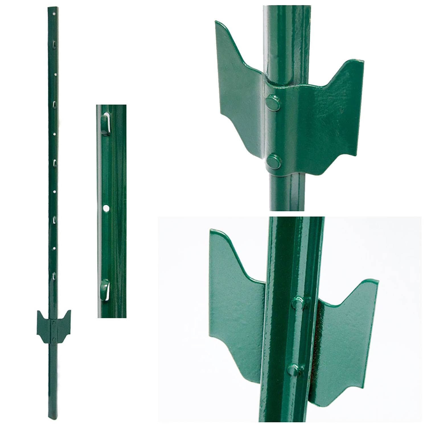 Zaunpfahl 80cm Zaunpfosten Pfahl Pfosten für Maschendraht-Zaun