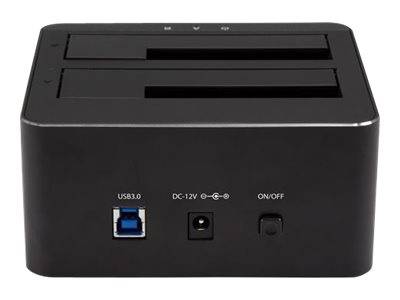 StarTech.com Dual Bay SATA HDD Docking Station - for 2 x 2.5 / 3.5"" SATA SSD / HDD - Hot Swap - Hard Drive Docking