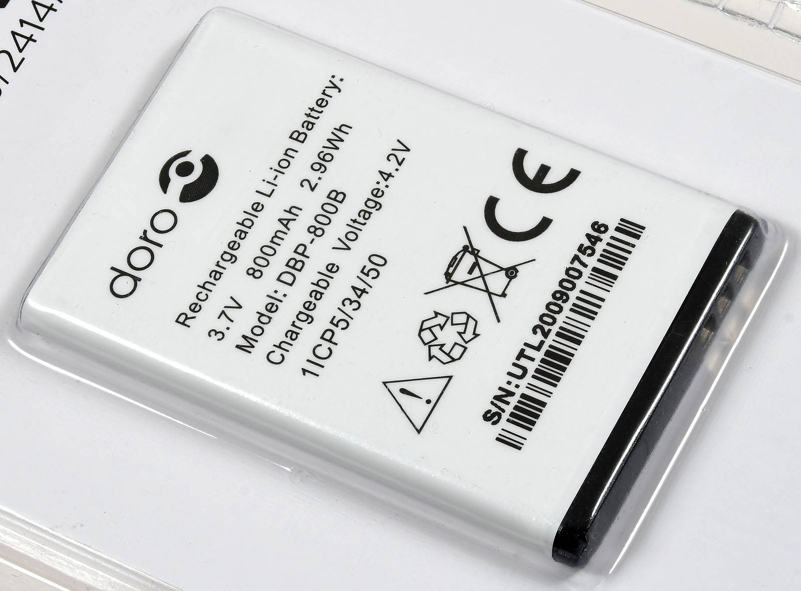 Doro Akku Typ DBP-800B, 3,7V, Li-Ion