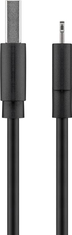 USB Sync- und Ladekabel für Apple iPhone, Apple iPod und für Geräte mit Lightning Connector, schwarz