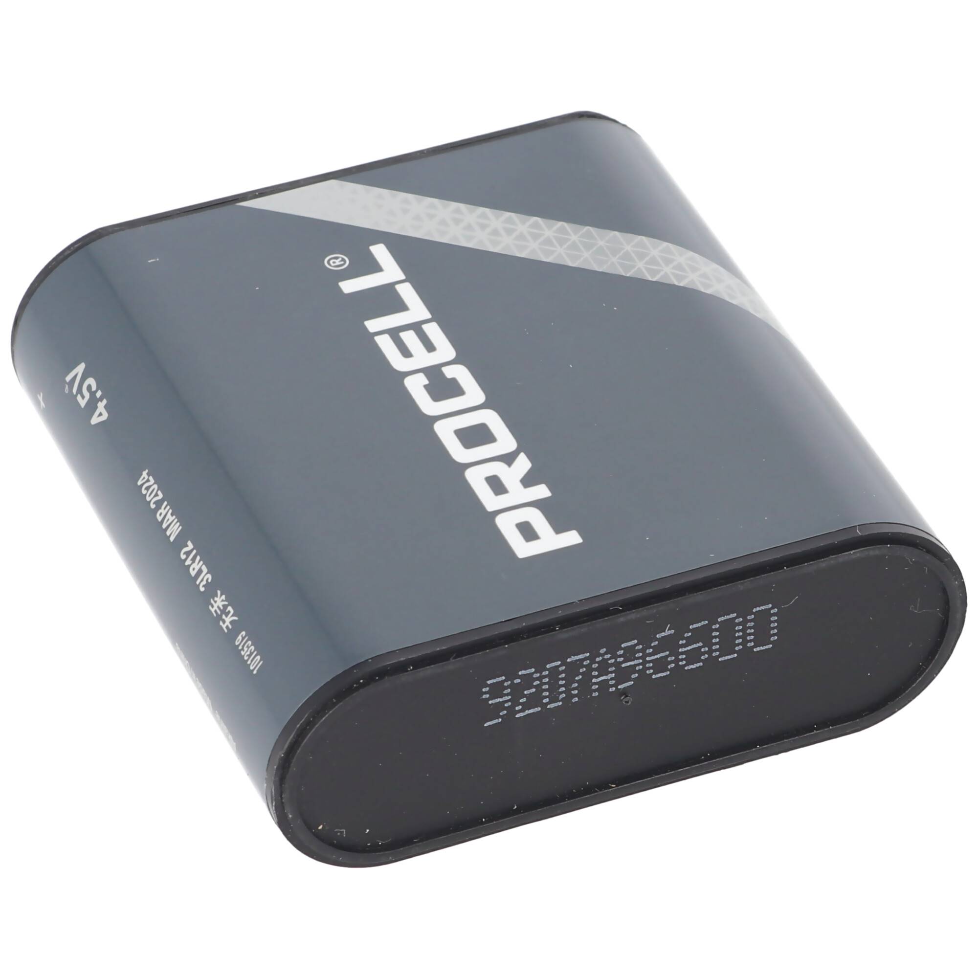 10 Stück Duracell Procell Alkaline 4,5 V Flachbatterie, 3LR12 im Karton