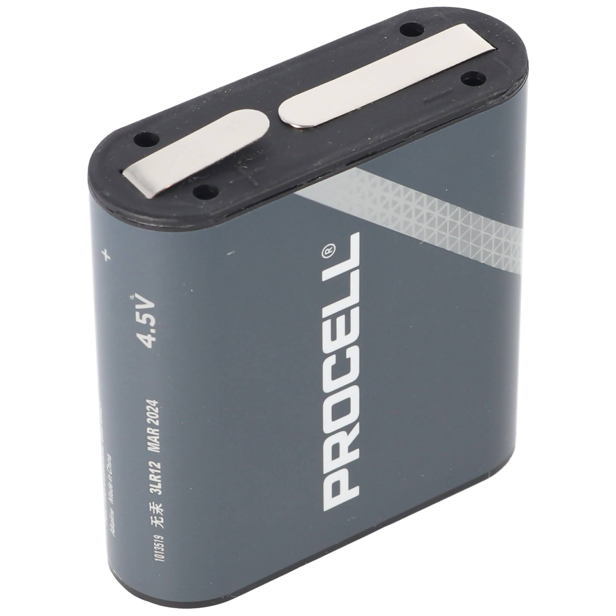 10 Stück Duracell Procell Alkaline 4,5 V Flachbatterie, 3LR12 im Karton