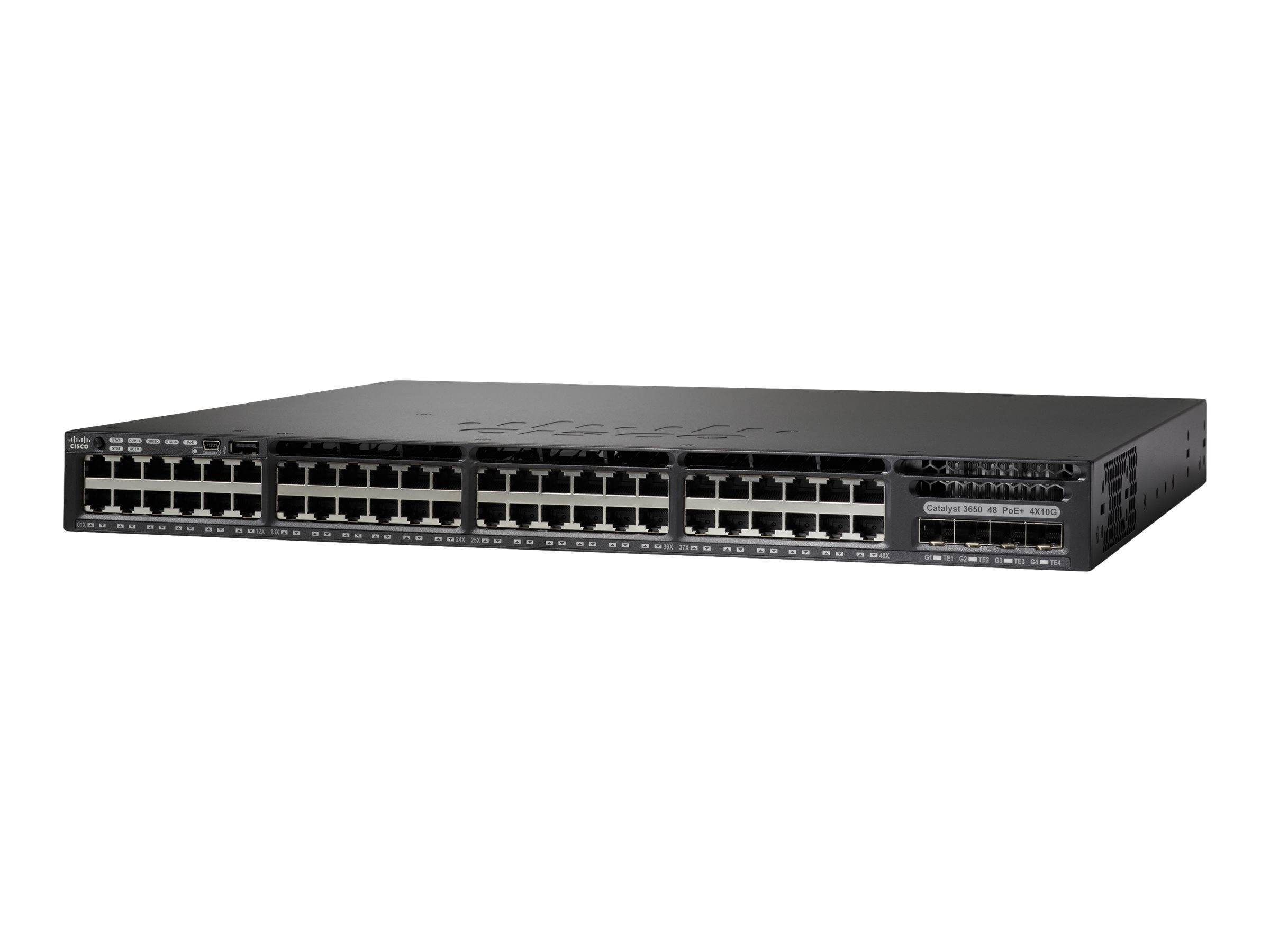 Cisco Catalyst 3650-48PS-L - Switch - managed - 48 x 10/100/1000 (PoE+)