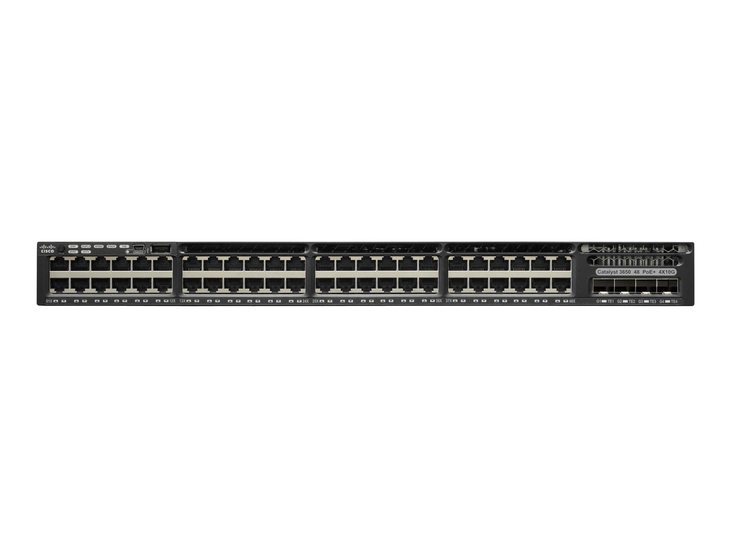 Cisco Catalyst 3650-48PS-L - Switch - managed - 48 x 10/100/1000 (PoE+)