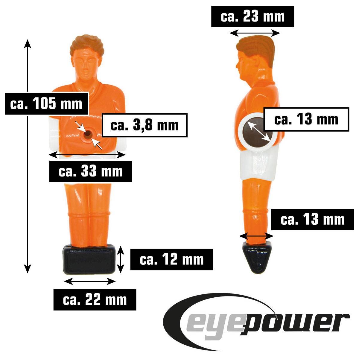 Zubehör EPR-ST01/ST03 Spieler 13mm Niederlande