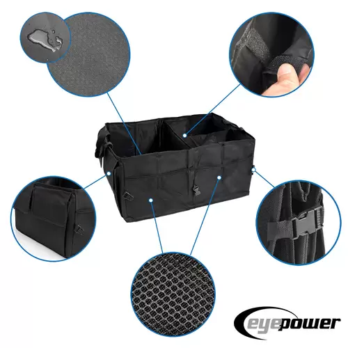 Kofferraumtasche Auto Organizer 56x40x24 cm Autozubehör Tasche Faltbare Box Kofferraumtasche Auto Organizer 56x40x24 cm Autozubehör Tasche Faltbare Box