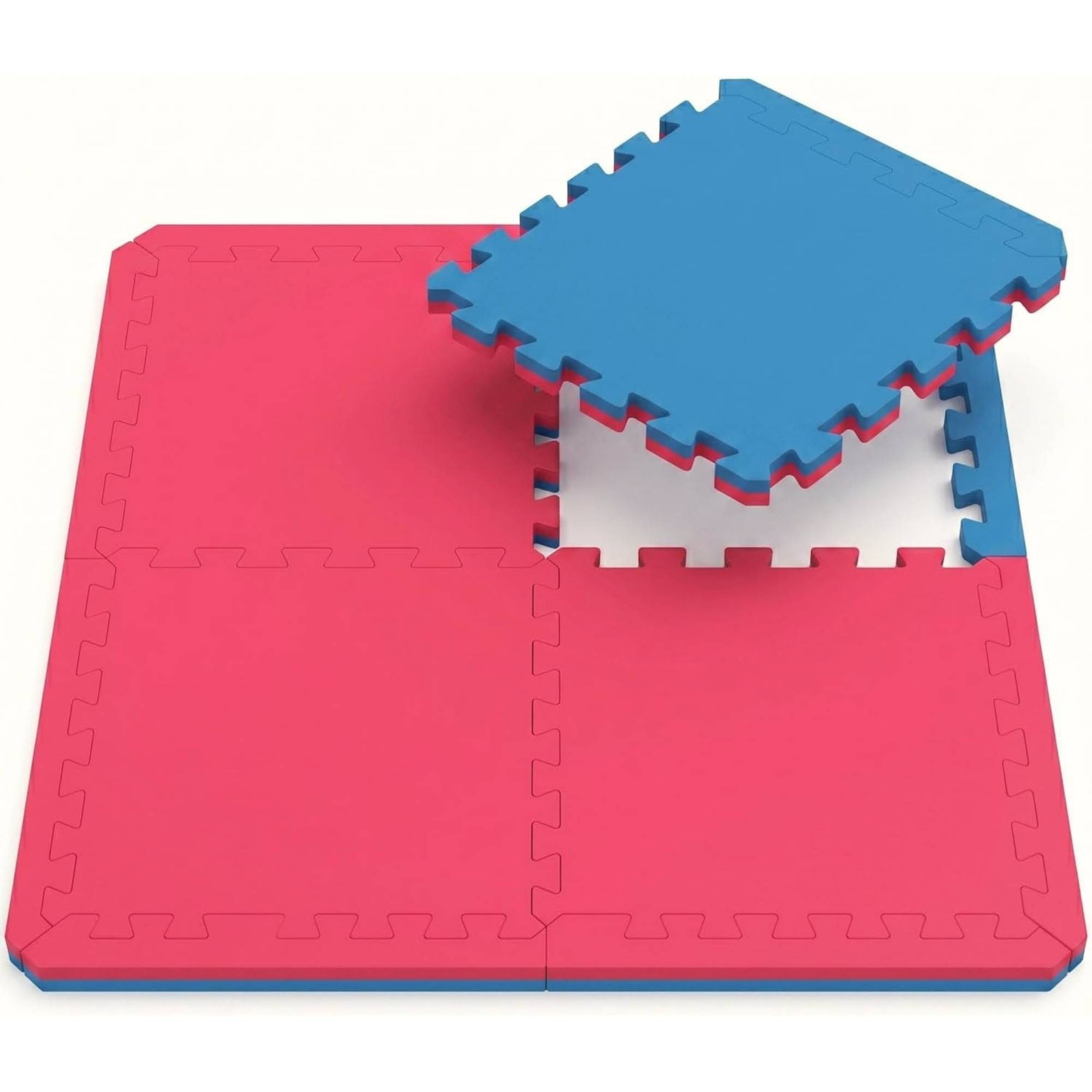 8er Set Kampfsportmatte 63x63cm - 2cm EVA Puzzlematte für Judo Karate MMA Sport