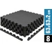 8 Bodenschutzmatten mit Rand - 63x63x2cm Fitness Bodenmatte 8 Bodenschutzmatten mit Rand - 63x63x2cm Fitness Bodenmatte