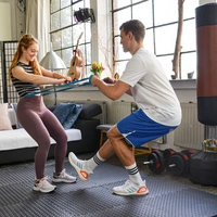 8 Bodenschutzmatten mit Rand - 63x63x2cm Fitness Bodenmatte 8 Bodenschutzmatten mit Rand - 63x63x2cm Fitness Bodenmatte