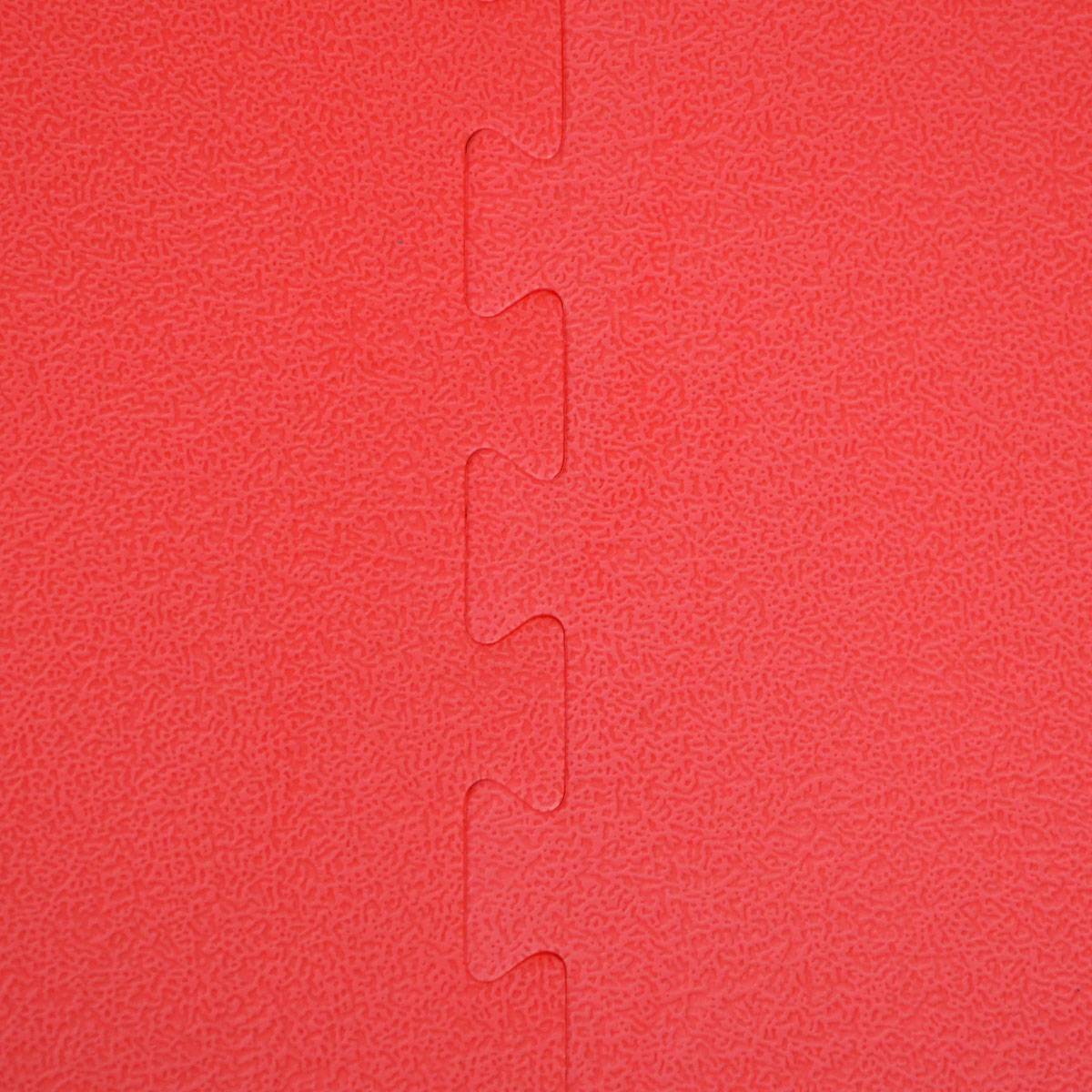 Trainingsmatte Puzzlematte Sportmatte 90x90x1,2cm Rot