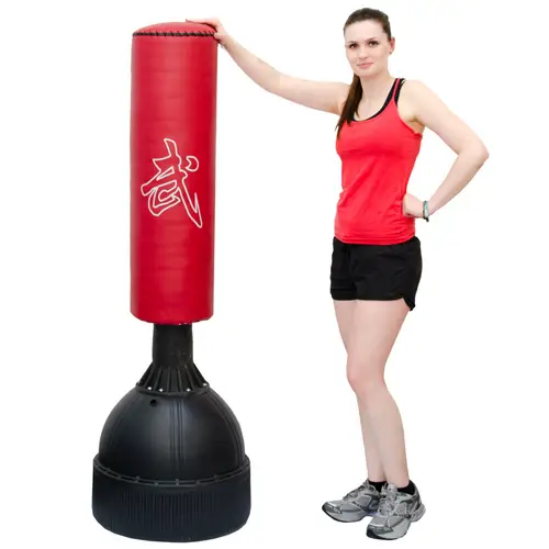 160 cm Standboxsack Box Punching Bag Standfuß PU Boxsack Stehend Boxständer Rot 160 cm Standboxsack Box Punching Bag Standfuß PU Boxsack Stehend Boxständer Rot
