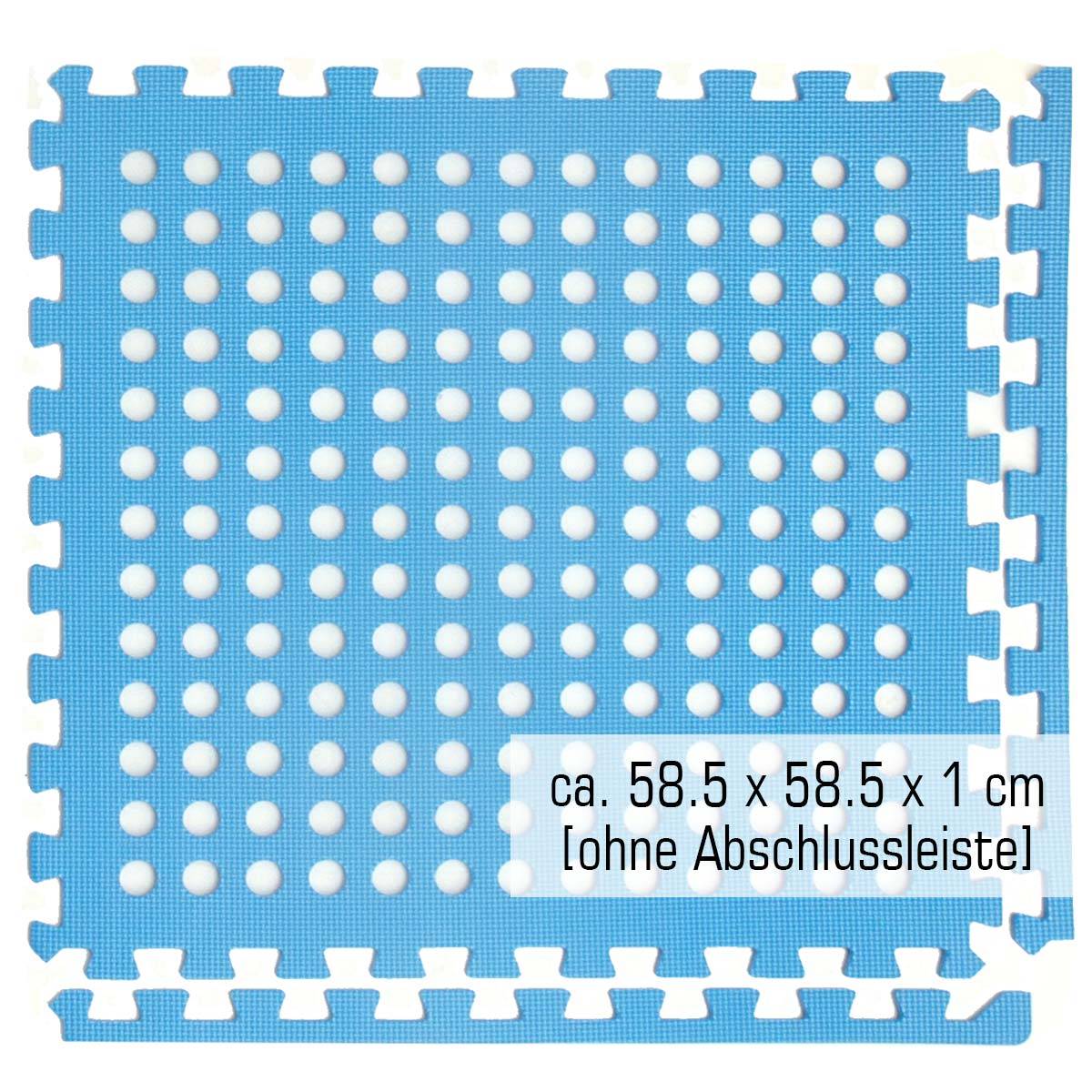 Poolmatte Bodenmatte 1,59qm Bodenfolie Bodenfliese 4er Set Unterlage für Pool