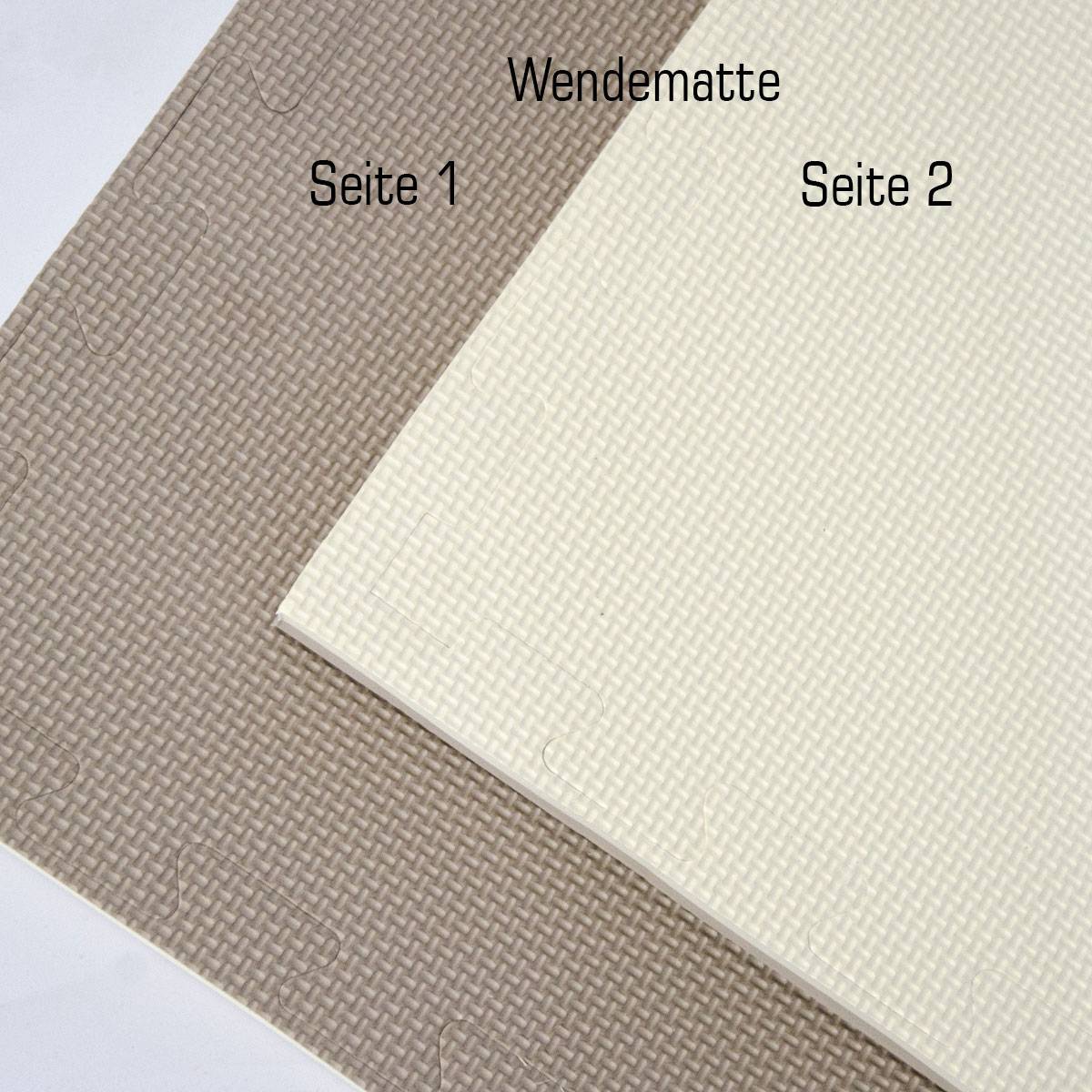 2,5cm dicke Fitnessmatte - 90x90cm Bodenschutzmatte Gym Matte Sport Puzzlematte