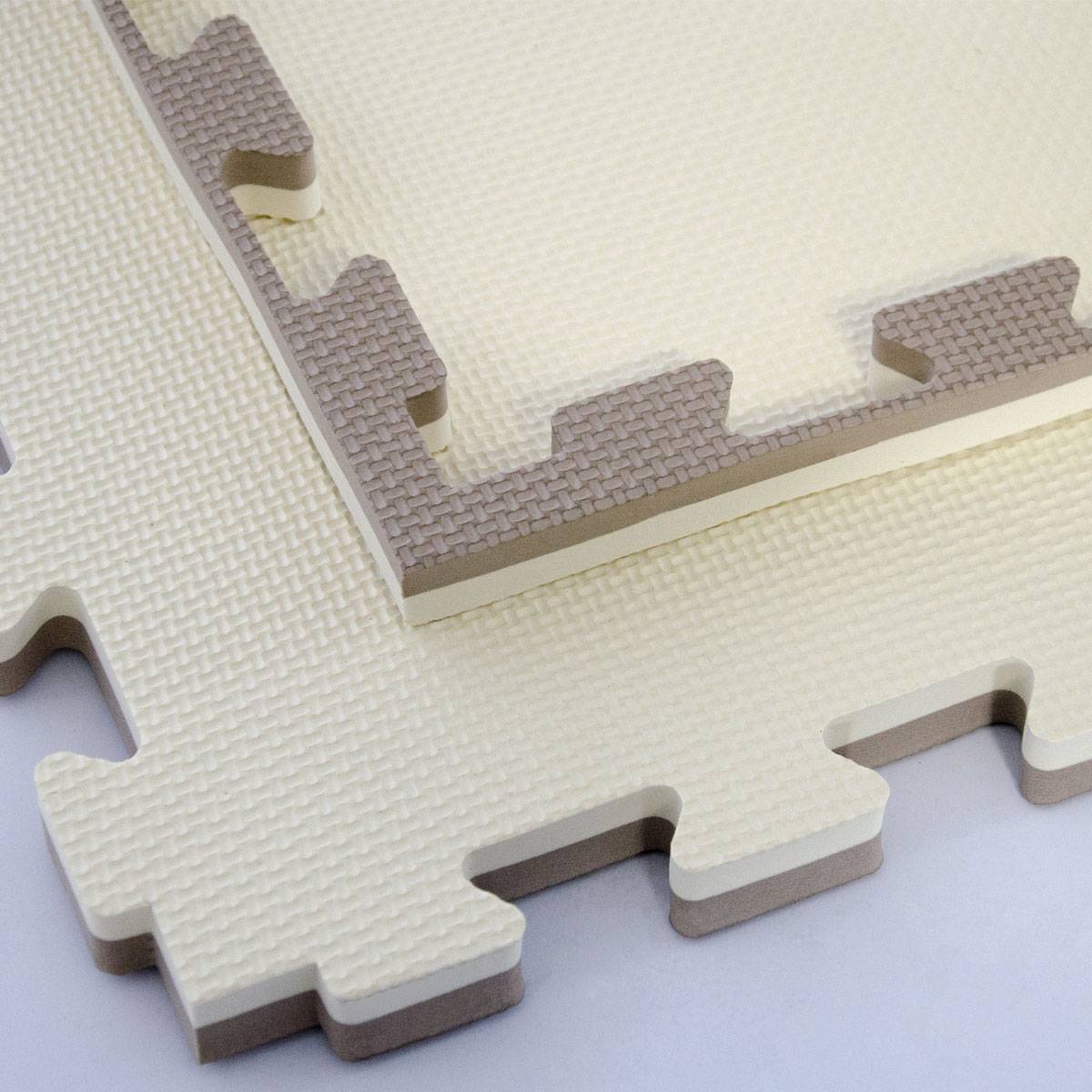 2,5cm dicke Fitnessmatte - 90x90cm Bodenschutzmatte Gym Matte Sport Puzzlematte