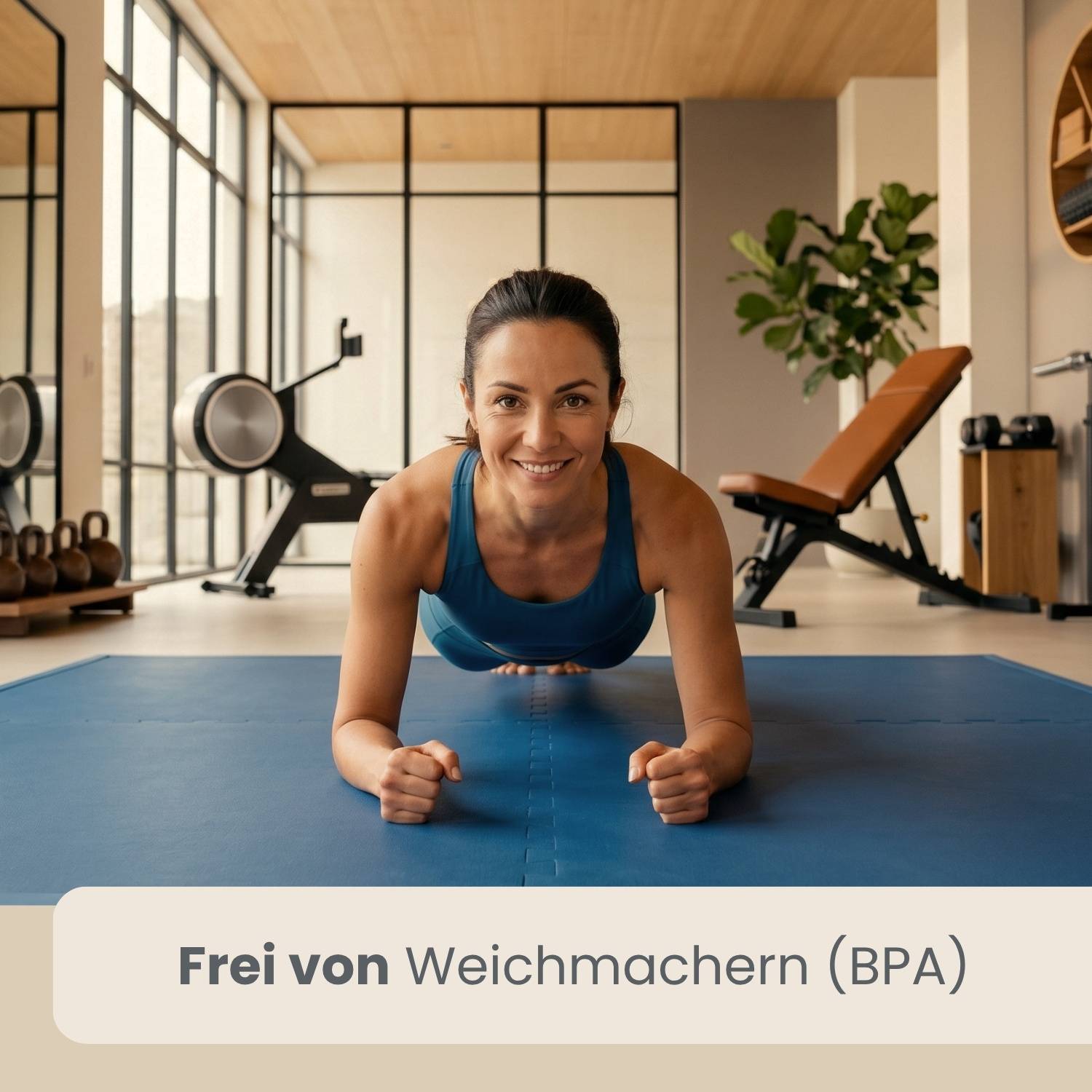 0.8qm Kampfsportmatte 4cm - Home Gym Dojo Matte 90x90 - Judo Matten für Zuhause