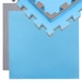 Trainingsmatte 90x90cm Bodenschutz-Matte 20mm dick Puzzlematte erweiterbar Grau Blau Trainingsmatte 90x90cm Bodenschutz-Matte 20mm dick Puzzlematte erweiterbar Grau Blau