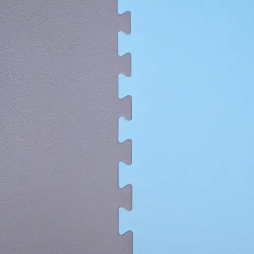Trainingsmatte 90x90cm Bodenschutz-Matte 20mm dick Puzzlematte erweiterbar Grau Blau Trainingsmatte 90x90cm Bodenschutz-Matte 20mm dick Puzzlematte erweiterbar Grau Blau