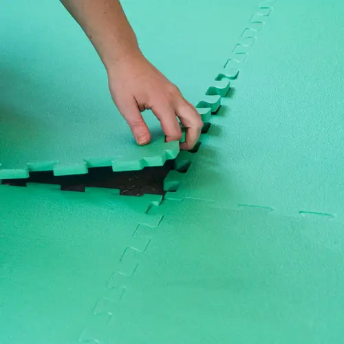 12mm Trainingsmatte mit Rand - 90x90cm Bodenschutz-Matte 12mm Trainingsmatte mit Rand - 90x90cm Bodenschutz-Matte