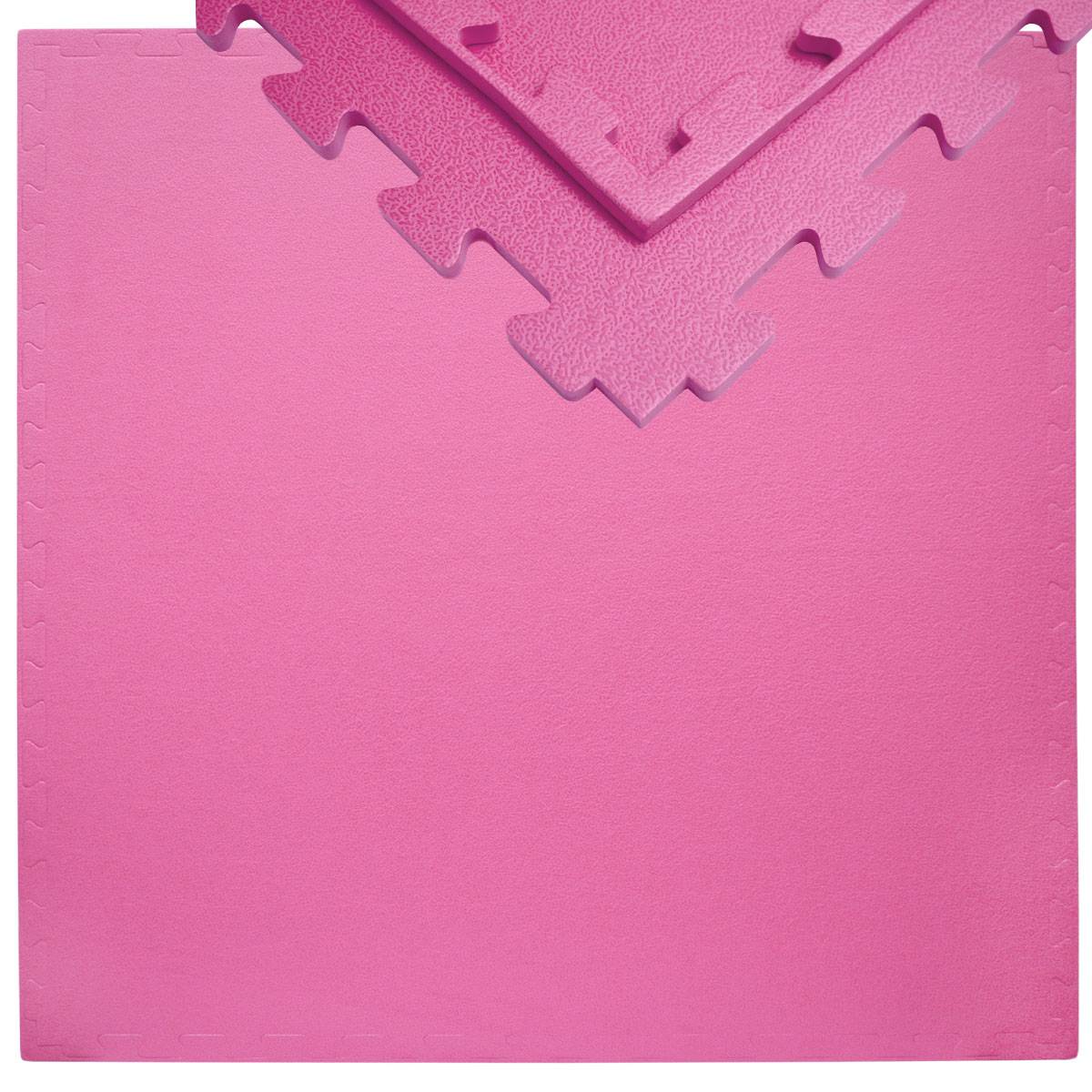Trainingsmatte Puzzlematte Sportmatte 90x90x1,2cm Pink