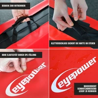 8cm dicke Weichbodenmatte 200x100cm - Faltbare Turnmatte 8cm dicke Weichbodenmatte 200x100cm - Faltbare Turnmatte