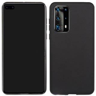 Silikon Hülle Basic kompatibel mit HUAWEI P40 Case TPU Soft Handy Cover Schutz Schwarz