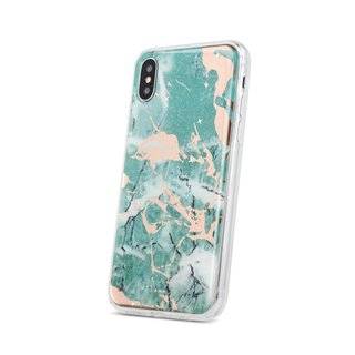 Marmur Silikon Hülle kompatibel mit SAMSUNG GALAXY S20 PLUS (G985F) Case TPU Soft Handy Cover Schutz in Grün