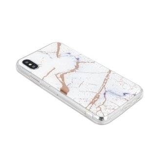 Marmur Silikon Hülle kompatibel mit SAMSUNG GALAXY S20 PLUS (G985F) Case TPU Soft Handy Cover Schutz in Weiß