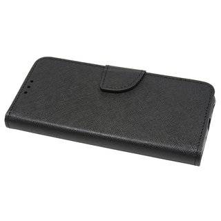 Buch Tasche "Fancy" kompatibel mit SAMSUNG GALAXY S20 (G980F) Handy Hülle Etui Brieftasche Schutzhülle mit Standfunktion, Kartenfach Schwarz