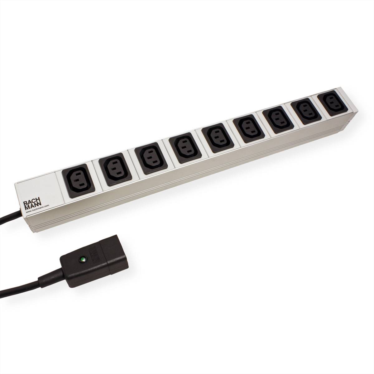 BACHMANN 19" Steckdosenleiste, 9x C13 Buchse, C20 Stecker