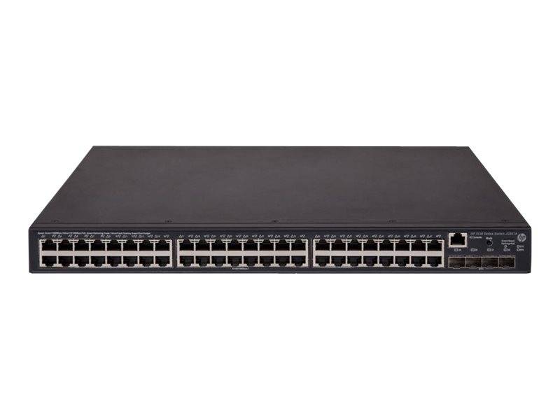 HPE 5130-48G-PoE+-4SFP+ EI - Switch - L3 - managed - 48 x 10/100/1000 + 4 x 10 Gigabit Ethernet / 1 Gigabit Ethernet SFP+ - an Rack montierbar
