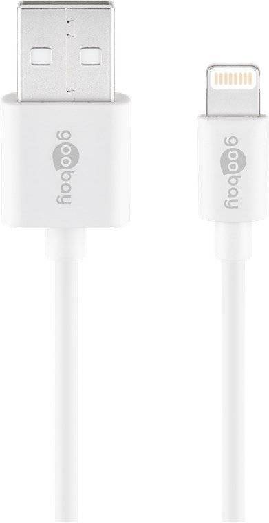 Dual Ladeset 2,4 A, Netzteil mit 2x USB-Ausgang inklusive USB-Ladekabel, weiß Lightning Connector
