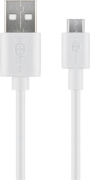 Dual Ladeset 2,4 A, Netzteil mit 2x USB-Ausgang inklusive USB-Ladekabel, weiß Micro-USB