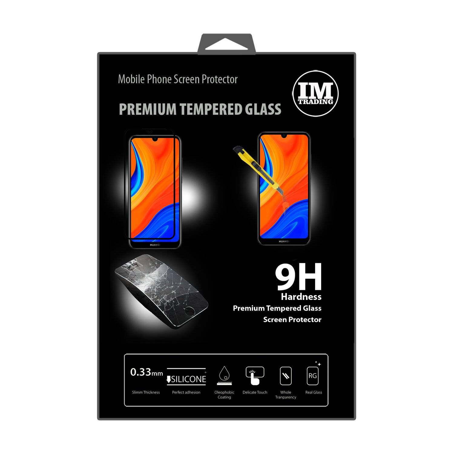 cofi1453® 5D Schutz Glas kompatibel mit HUAWEI Y6s Curved Schutz Folie Vollständig Klebend und Abdeckung
