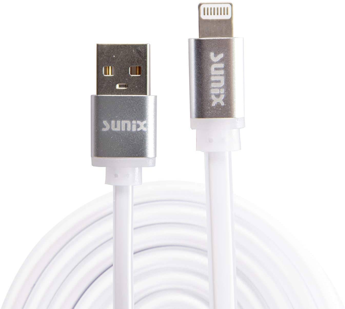 Sunnix 1,2m Softtouch USB Micro-USB Ladekabel Datenkabel Kabel Ladegerät Micro-USB in Schwarz